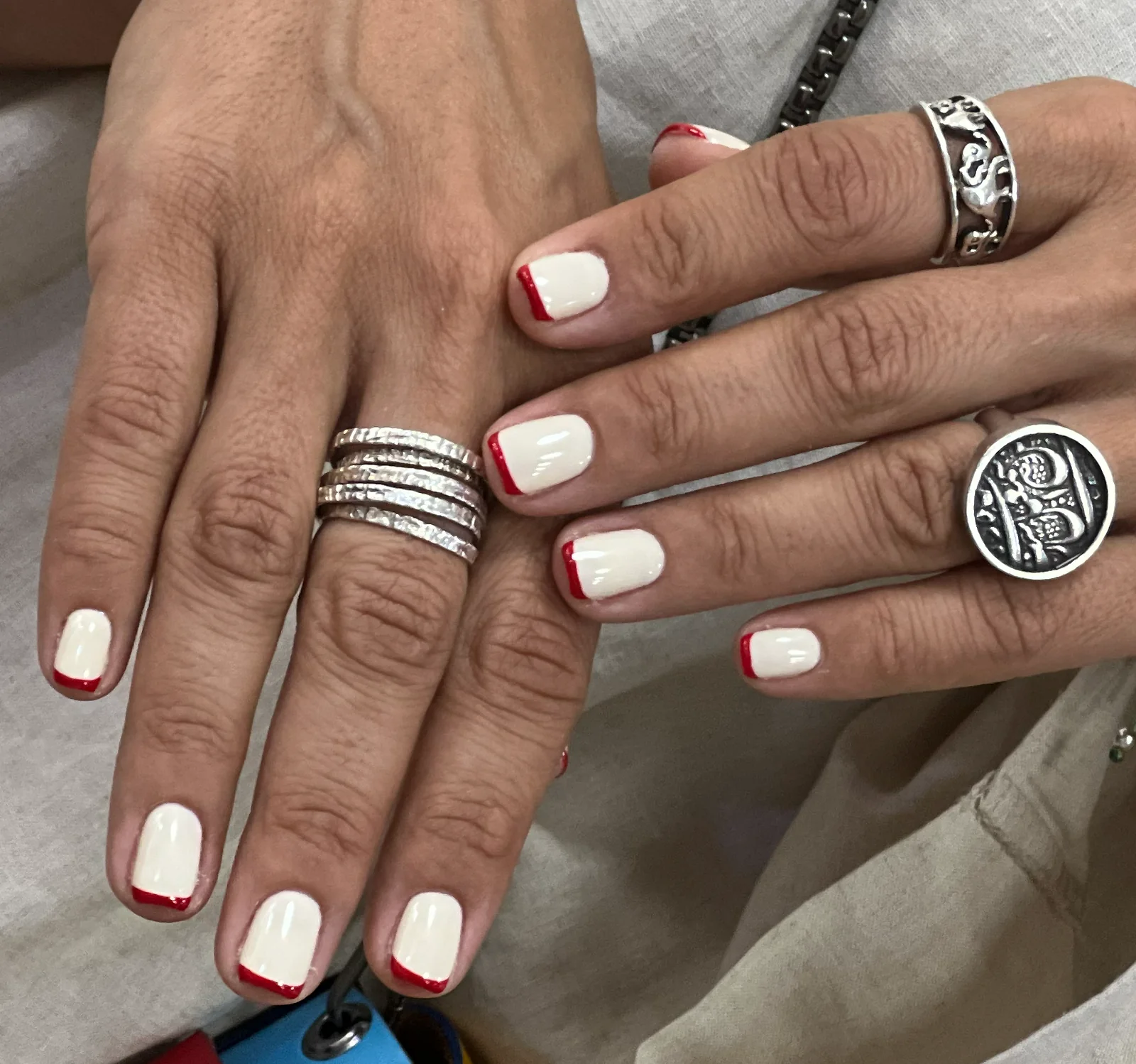 نمونه فرنچ ناخن Nasrin Nail Bar
