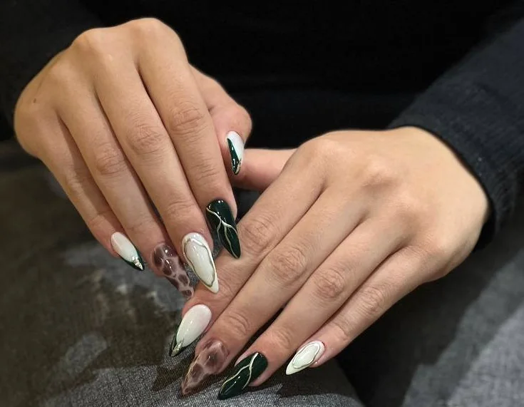 نمونه Nail Art نسرین
